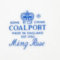 Coalport Ming Rose Gravy Boat And Underplate