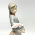 Lladro Girl With Pig 1011