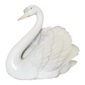 Nao Lladro Swan With Wings Spread Vase