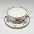 Royal Albert Petit Point Soup Coupe and Saucer