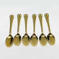 Etrite 24ct Gold Plated Royal Albert Shelley Tea Spoons