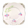 Tuscan Spring Flower Tea Large Cake Plate