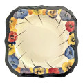 Royal Doulton Pansy Square Luncheon Plate D4049