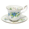 Royal Albert Flower Of The Month Miniature Duo July