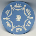 Wedgwood Blue Jasperware Archer Plate