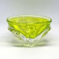 Murano Art Glass Green Coloured Vase
