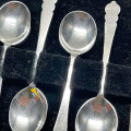 Hallmarked Silver Birmingham 1945 Coffee Spoons