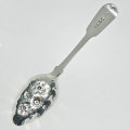 Hallmarked Silver Berry Spoon London 1837