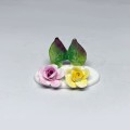 Crown Staffordshire Old Country Roses Place Card Holders