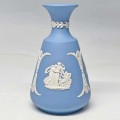 Wedgwood Light Blue Jasperware Helios Vase