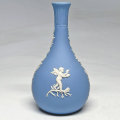 Wedgwood Light Blue Jasperware Cupid Bud Vase