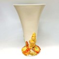 Clarice Cliff New Port Pottery My Garden Trumpet Vase 701/9