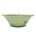 Linnware Celadon Green Ribbed Bowl