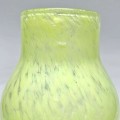Murano Green Mottled Glass Vase