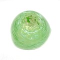 Murano Green Mottled Glass Ashtray