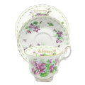 Royal Albert Flowers Of The Month February Violets  Trio