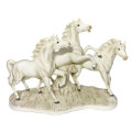 Echt Altman Porcelaine Galloping Horses J Stewarle C1979