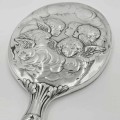 Hallmarked Silver Reynolds Angels Mirror London 1902