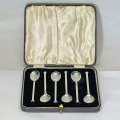 Hallmarked Silver Coffee Spoons Sheffield 1912
