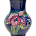Moorcroft Orchid Spring Flower Bulbous Vase 1947