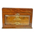 Victorian Walnut Jewellery Box C1897
