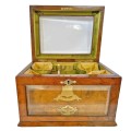 Victorian Walnut Jewellery Box C1897