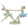 Art Deco Hutschenreuter Spring Dancing Girls K Tutter