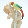 Alka Kunst Cherub With Parrot C1958