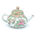 Chinese Export Miniature Famille Rose Tea Pot C1875