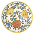 Gouda Holland Floral Hand Painted Bowl 29cm