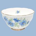 Colclough Blue Flower 8788 Sugar Bowl C1955