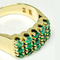 9ct Gold Emerald Ring