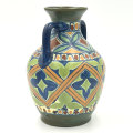 Gouda Art Deco Pattern Double Handled Vase