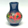 Fantastic Flamb Big Poppy William Moorcroft Vase C1920