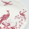 Copeland Spode Red Chelsea Bird Platter
