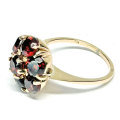 Garnet Edwardian 9ct Gold  Ring