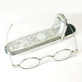 Hallmarked Silver Etui With Silver Reading Glasses London 1888