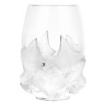 Lalique Opalescent Glass Hedera Ivy Leaf Vase