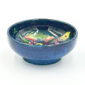 Moorcroft Orchid Pattern Blue Ground Bowl 1947