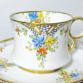Royal Albert Crown China Floral Tea Trio C1920