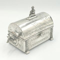 Silver Plated Reed And Barton Jewellery Casket C1890