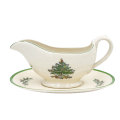Spode Christmas Tree Sauce Boat On Stand