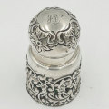 Hallmarked Silver Perfume Bottle Birmingham 1901