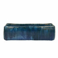 Linnware Pottery Cobalt Blue Trough Vase