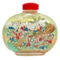 Chinese Hand Painted Large Snuff Bottle C1940