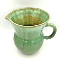 Linnware Pottery Green Glaze Large Ewer