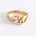 14ct Gold Snake Ring