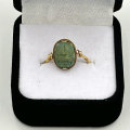 18ct Gold Victorian Egyptian Revival Swivel Scarab Ring