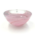 Kosta Boda Sweden Pink Swirl Bowl