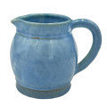 Linnware Mottled Blue Glaze Jug